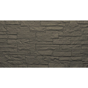 Pannello decorativo effetto pietra mattoni 3D grigio ardesia