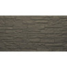 Pannello decorativo effetto pietra mattoni 3D grigio ardesia