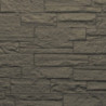 Pannello decorativo effetto pietra mattoni 3D grigio ardesia