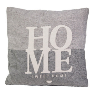 Cuscino Arredo Sfoderabile Sweet Grigio 45x45 cm Elegante