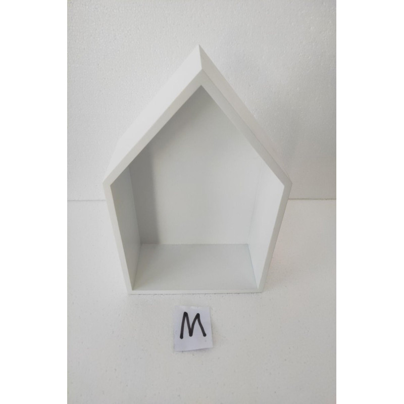 Mensola casetta M 22,5x9x31 cm - originale e versatile