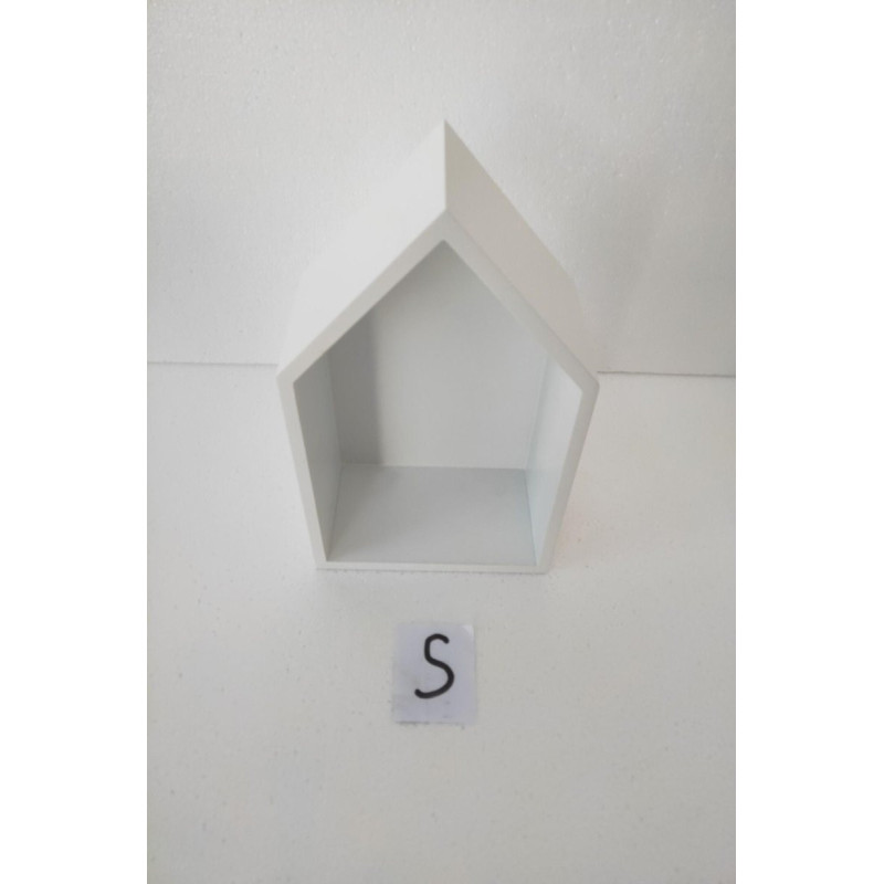 Mensola casetta S 17,5x8,5x25,5 cm - creativa e salvaspazio