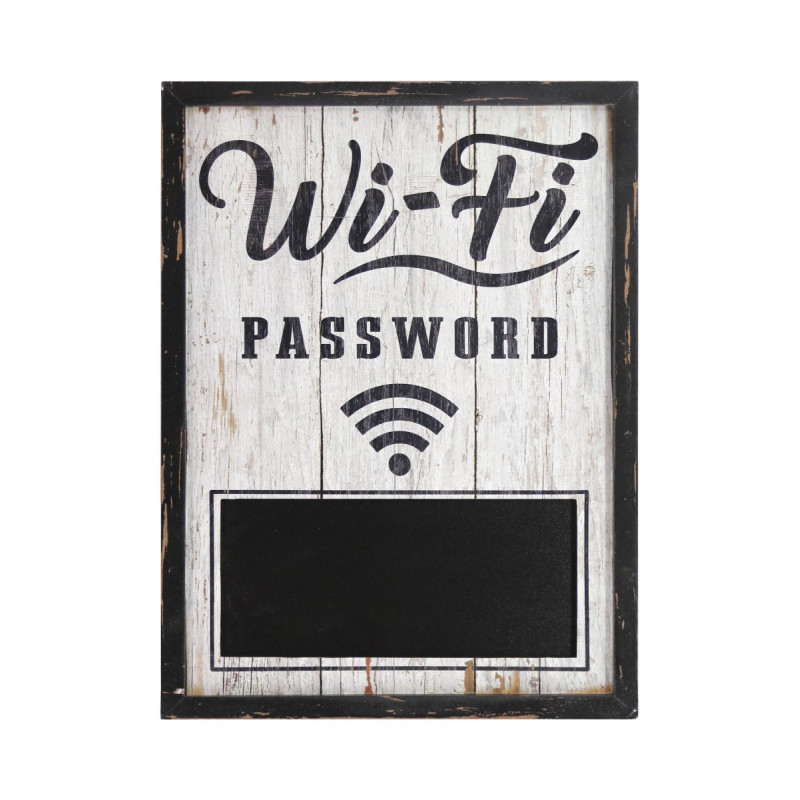 Decorazione murale WiFi Password 30x40 cm - moderna e originale