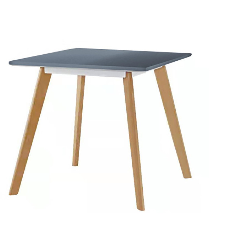 Tavolo fisso quadrato Helma grigio 80x80 - design moderno