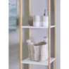 Colonna multiuso 1 anta 2 ripiani Adelaide naturale bianco