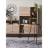 Mobiletto Arcadia 4 Vani 2 Cassetti 1 Anta Naturale/Grigio