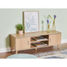 Porta TV Phoenix Legno Marrone 120x33x40cm: Stile e Funzionalità