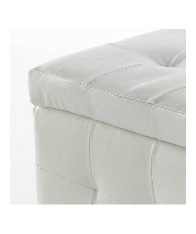 Pouff contenitore Dado - bianco