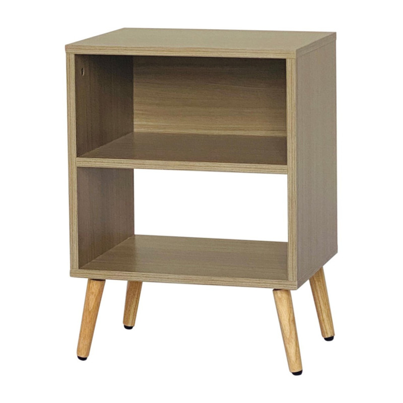Comodino Phoenix Legno Marrone 40x30x55cm: Eleganza Compatta
