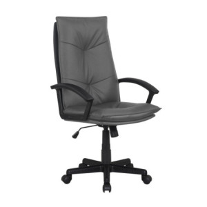 Poltrona Ufficio Comfort Grigio Scuro 65x69x117cm: Ergonomia e Stile