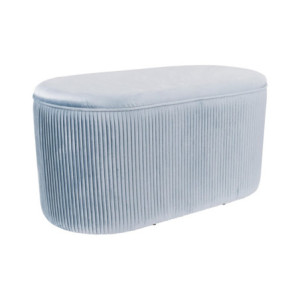 Cassapanca Contenitore Ellittica Arhis Grigia 80x40x40cm: Stile e Spazio