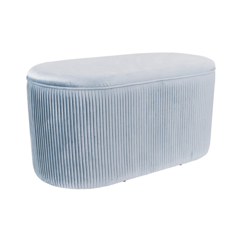 Cassapanca Contenitore Ellittica Arhis Grigia 80x40x40cm: Stile e Spazio
