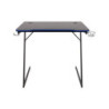 Scrivania Gaming Flame Nera/Blu 80x50x75cm: Design e Comfort