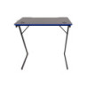 Scrivania Gaming Flame Nera/Blu 80x50x75cm: Design e Comfort