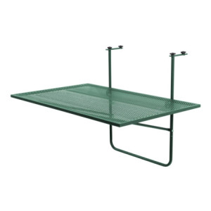 Tavolo Ribaltabile da Balcone Giobbe Verde 70x45x52cm