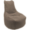 Poltrona Sacco Milly Tessuto Beige Scuro 65x65x95cm