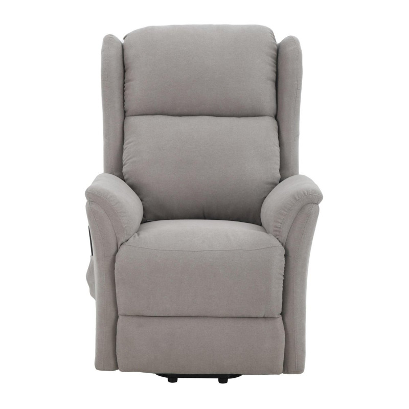 Poltrona Relax 2 Motori Thelma Tessuto Grigio Medio