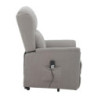 Poltrona Relax 2 Motori Thelma Tessuto Grigio Medio