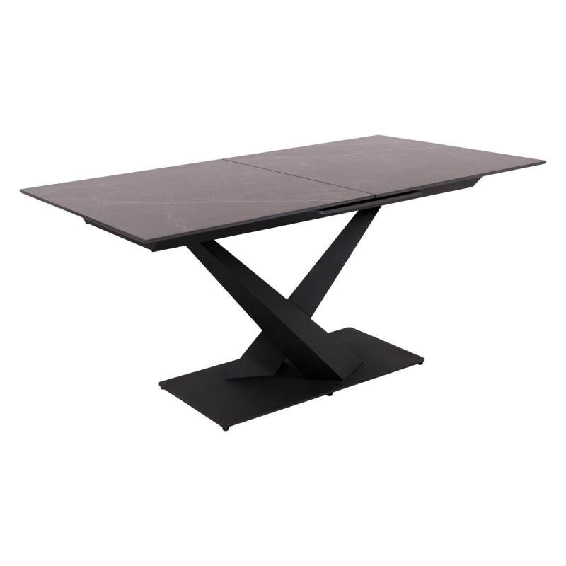 Tavolo Allungabile Oliver Ceramica Nero Marmo 160/200x90x75cm