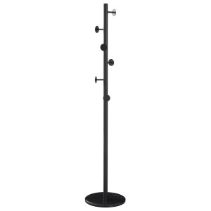 Appendiabiti Jerry Metallo Nero 37x37x173cm