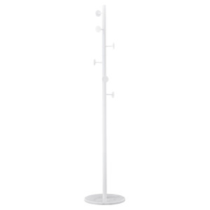Appendiabiti Jerry Metallo Bianco 37x37x173cm
