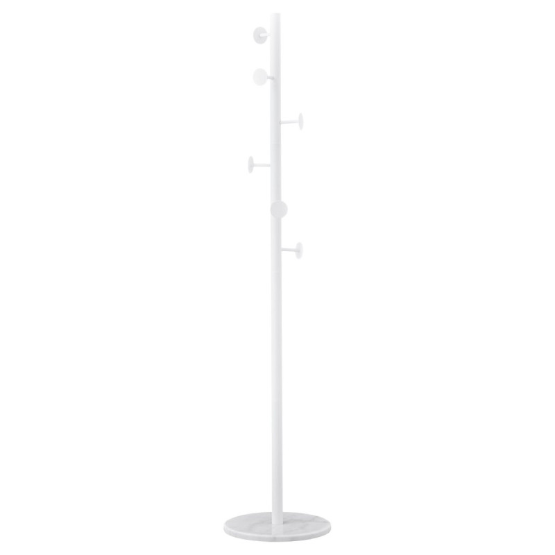 Appendiabiti Jerry Metallo Bianco 37x37x173cm