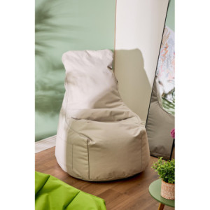 Zoom Poltrona Sacco Layla In Nylon+pvc Beige 65*65*95cm