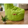 Poltrona Sacco Layla Verde Acido 65x65x95cm in Nylon PVC