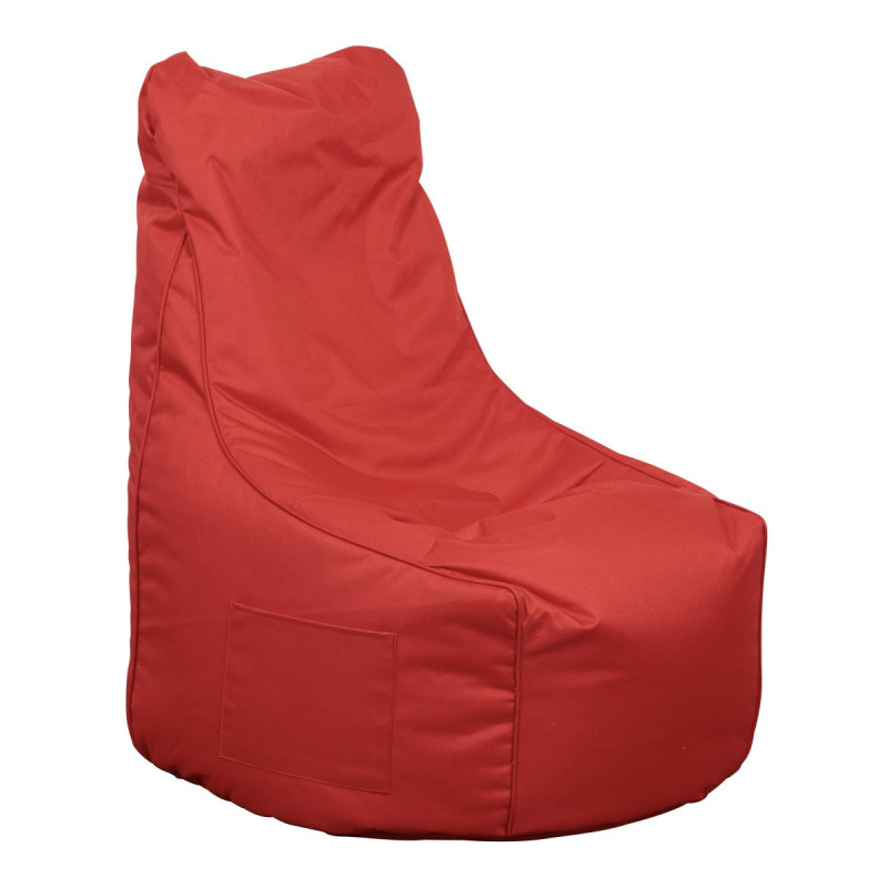 Poltrona Sacco Layla Rossa 65x65x95cm in Nylon PVC