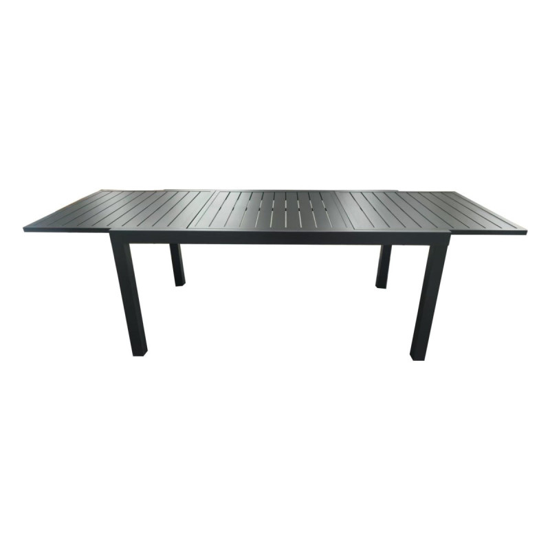Tavolo Alluminio Allungabile Cardiff Grigio 160/240x90x73cm