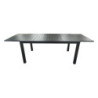 Tavolo Alluminio Allungabile Cardiff Grigio 160/240x90x73cm