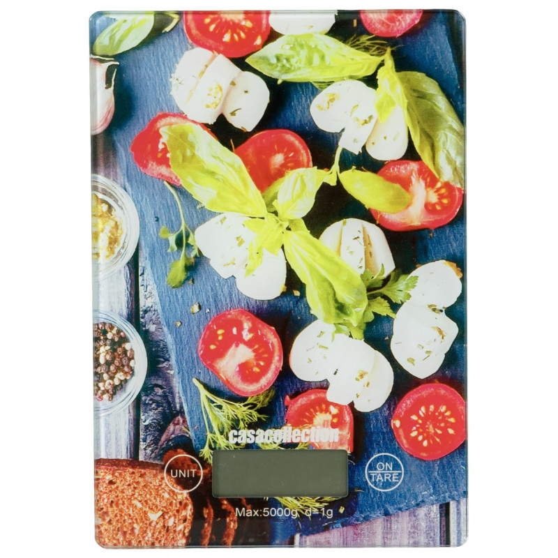 Bilancia Cucina 5kg Elettrica Caprese Decorata Compatta