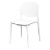 Sedia in PP Eloise Bianco 47,5x57x79 cm