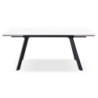 Tavolo Allungabile Trevor 160/240x90x75 cm Bianco Marmorizzato