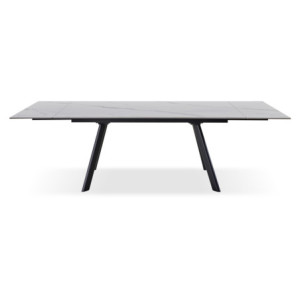 Zoom Tavolo Allungabile Trevor 160(240)*90*75 Cm Bianco Marmorizzato