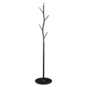 Appendiabiti Roland Metallo Nero 37x37x170 cm