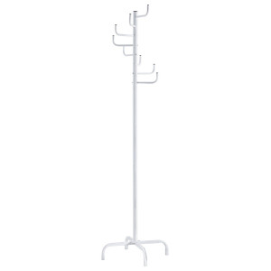 Appendiabiti Jeff Metallo Bianco 50x50x176 cm