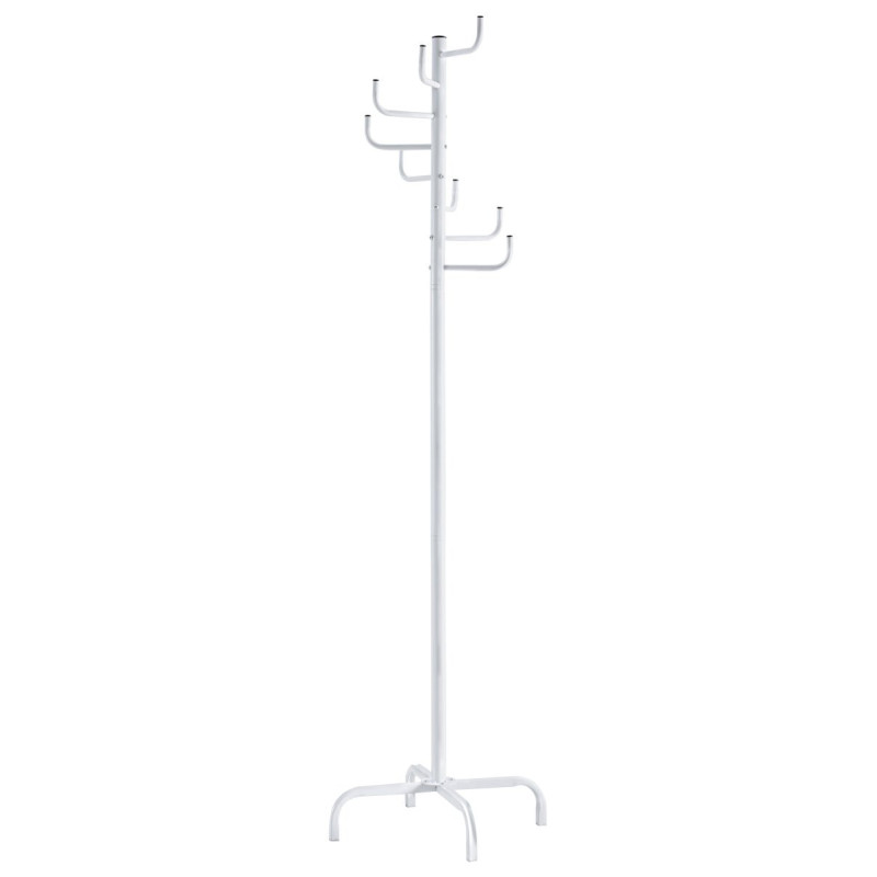 Appendiabiti Jeff Metallo Bianco 50x50x176 cm