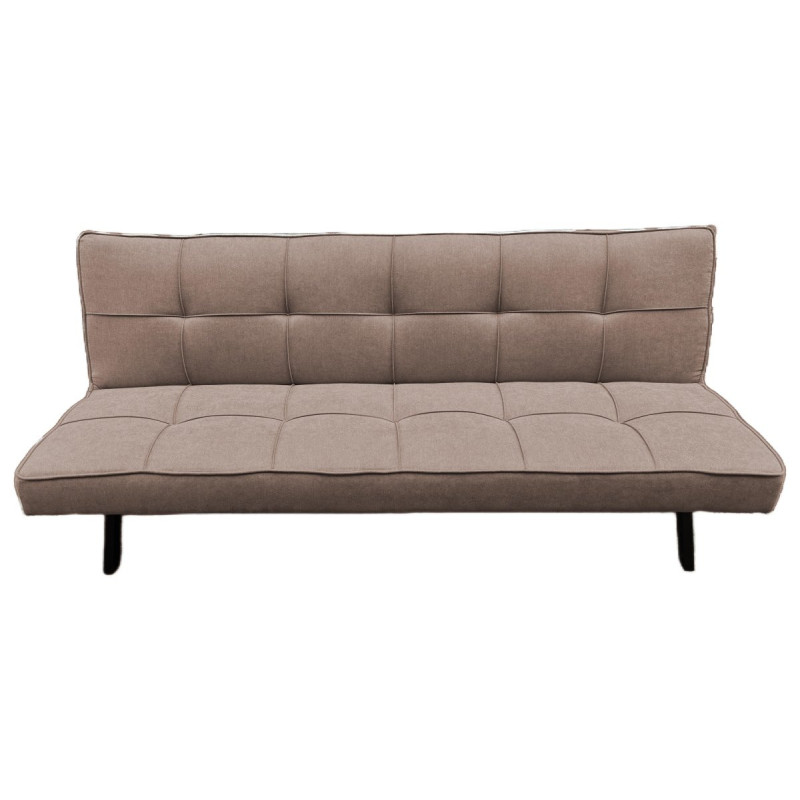 Divano Letto Clarelle Tessuto Tortora 178x81x71 cm