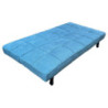 Divano Letto Clarelle Tessuto Blu 178x81x71 cm