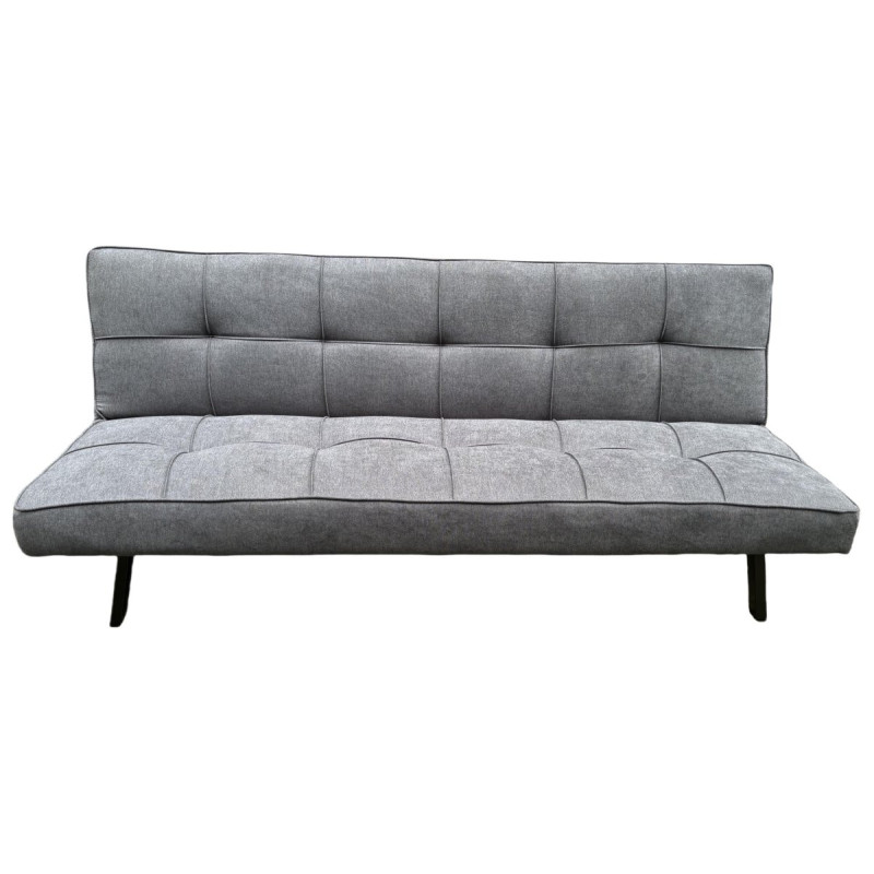 Divano Letto Clarelle Tessuto Grigio 178x81x71 cm