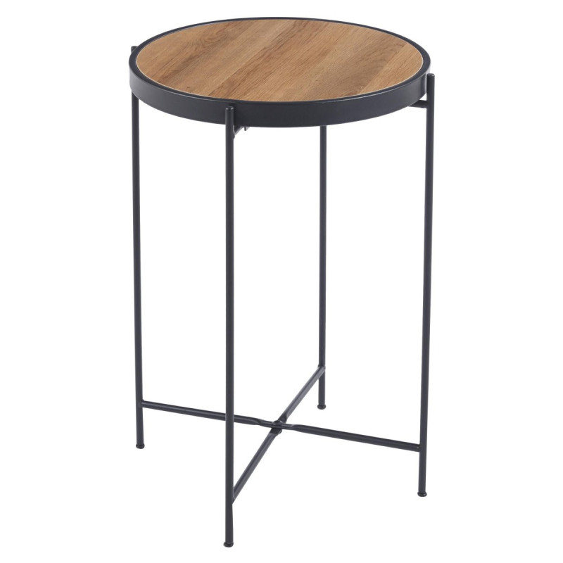 Tavolino Sven Ø38x56h cm Naturale