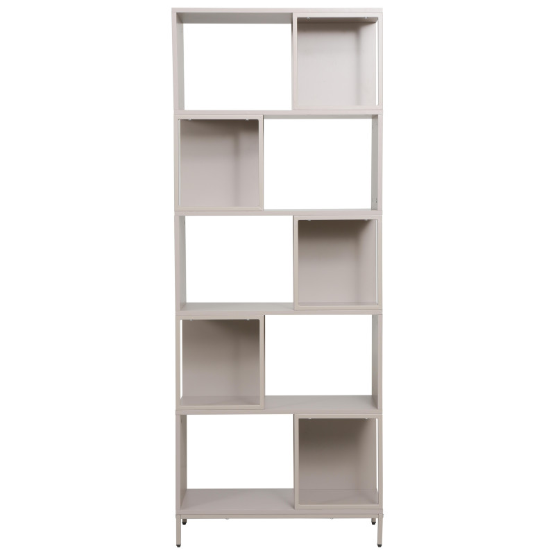 Libreria Conrad 70x30x180 cm Colore Tortora