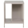 Comodino Conrad Tortora 48x40x60 cm Moderno e Capiente