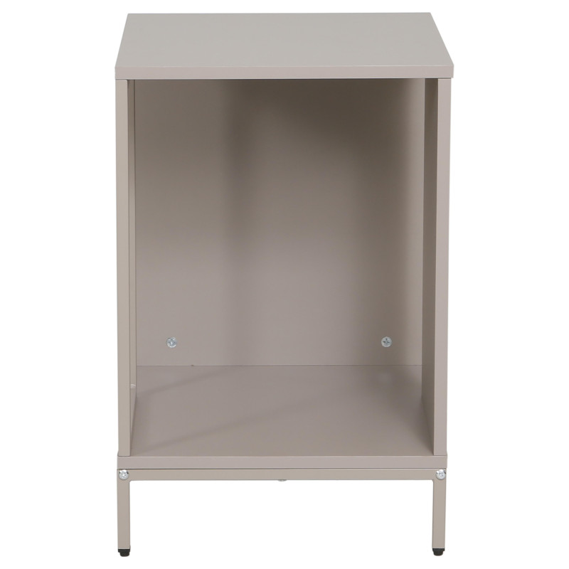 Comodino Conrad Tortora 48x40x60 cm Moderno e Capiente