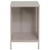 Comodino Conrad Tortora 48x40x60 cm Moderno e Capiente