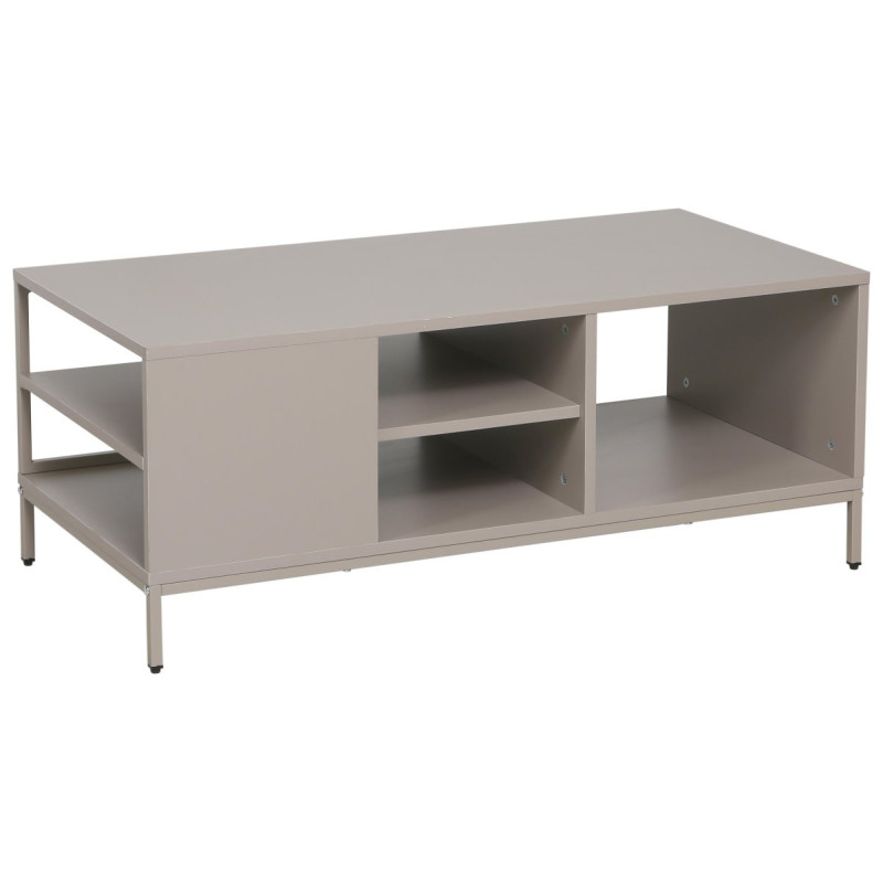 Porta TV Conrad Tortora 120x40x46 cm Moderno e Capiente
