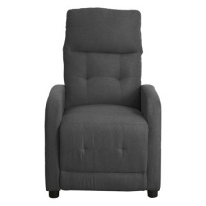 Zoom Poltrona Relax Emily In Tessuto Poliestere Colore Grigio Scuro