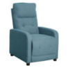Poltrona Relax Emily Tessuto Poliestere Blu Avio