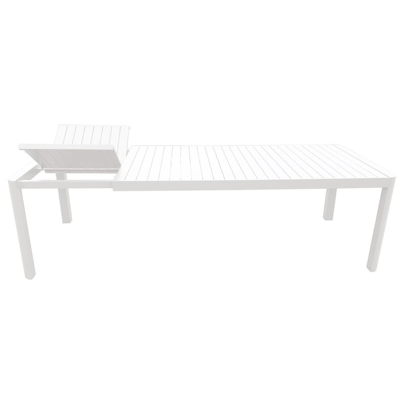 Tavolo Dublin Grigio Alluminio Allungabile 180-240x100 cm